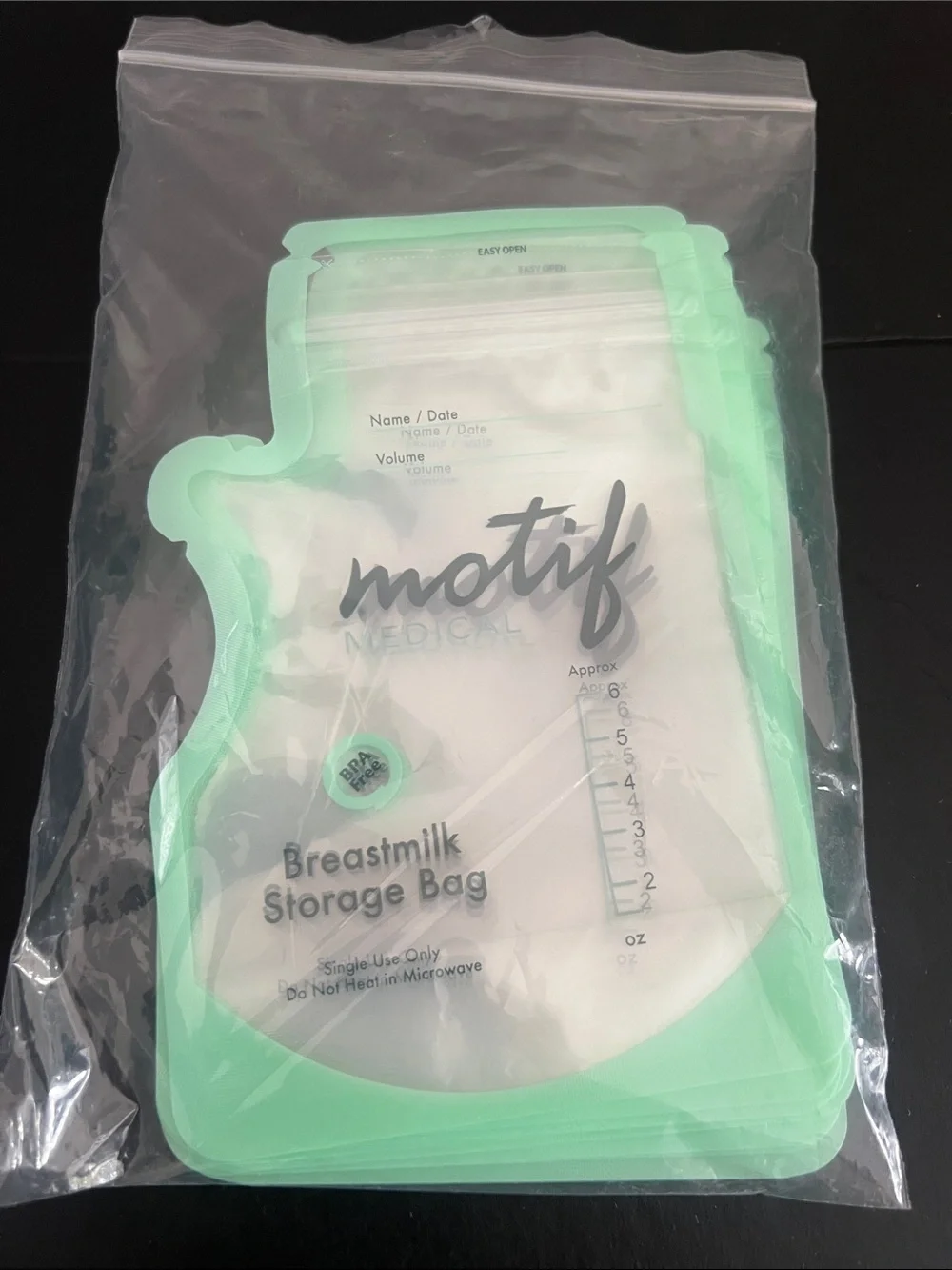🍼🩵MOTIF MEDICAL BREASTMILK STORAGE (12)BAGS🩵🍼